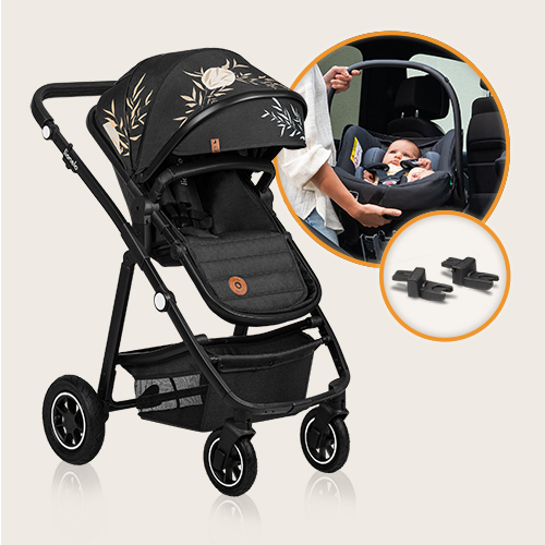 lionelo Amber 2 w 1 Lovin — Wózek wielofunkcyjny